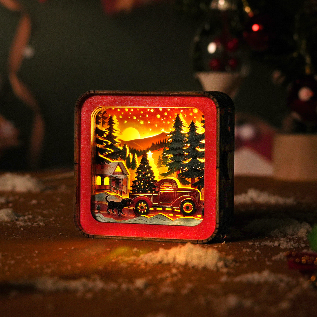 Ready for Christmas - 3D Wooden Puzzle Night Light