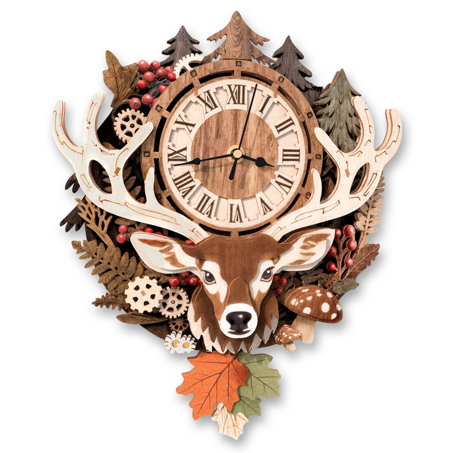 Wooden Puzzle Clock Kits - DIY 3D Clocks for Home Decor & Gifting ...