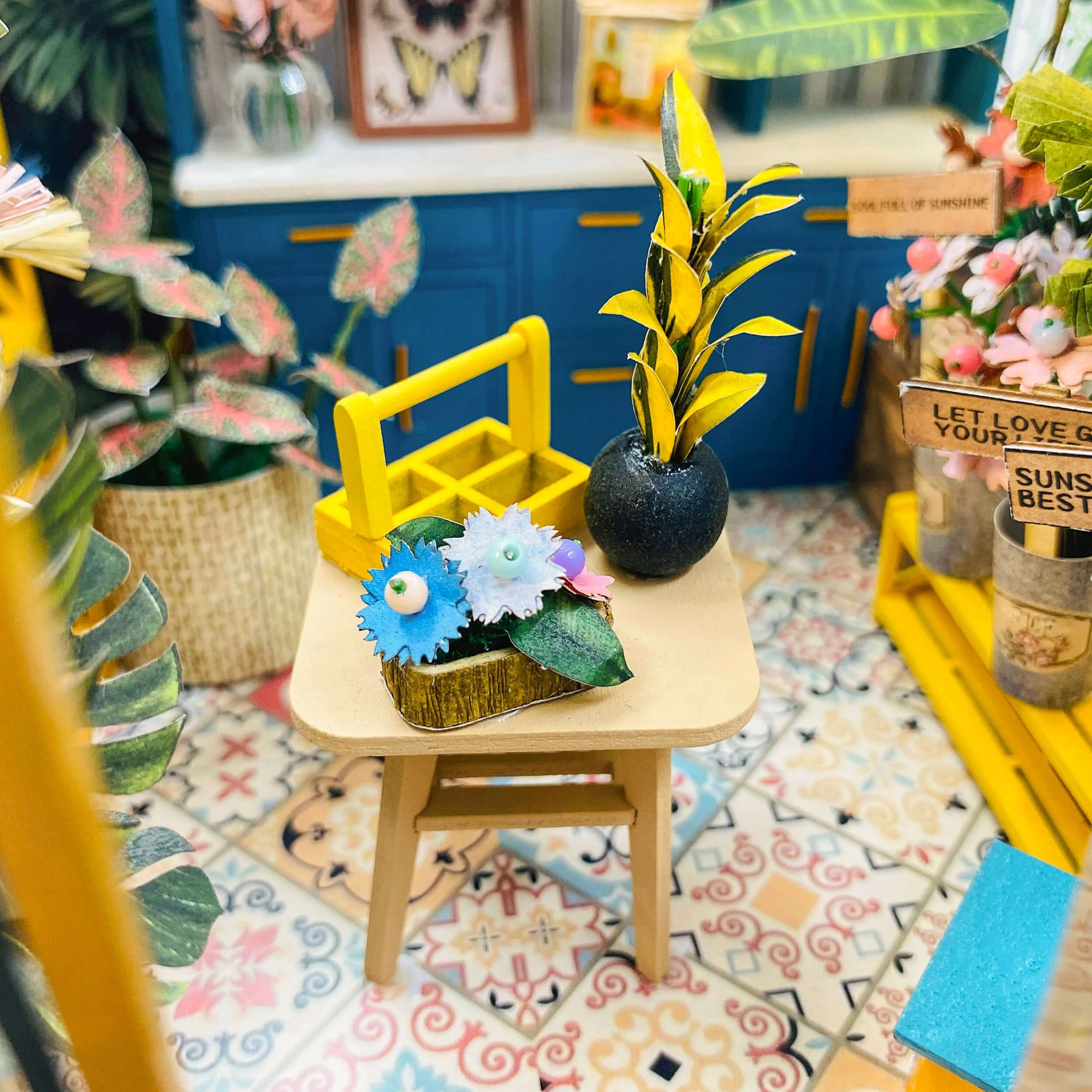 DIY miniature house kit, dollhouse kit for adults