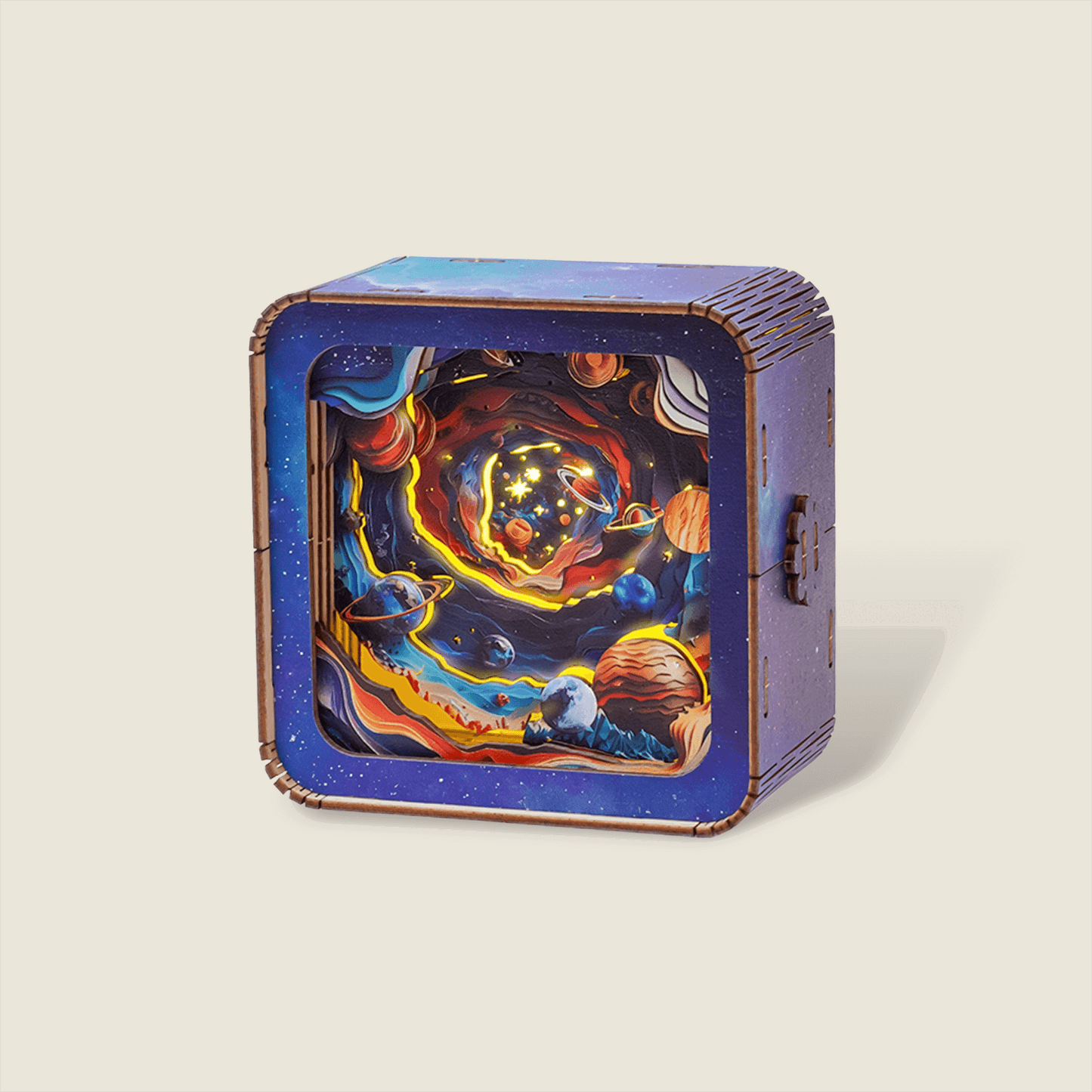 3D Wooden Puzzle Night Light, DIY kits for adults