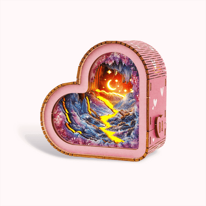 3D Wooden Puzzle Night Light, DIY kits for adults