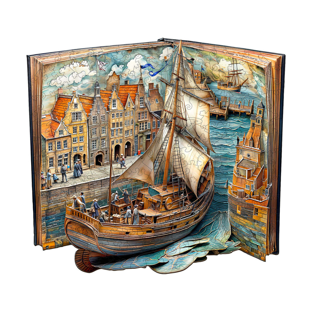 Paper channel Wooden Jigsaw Puzzle