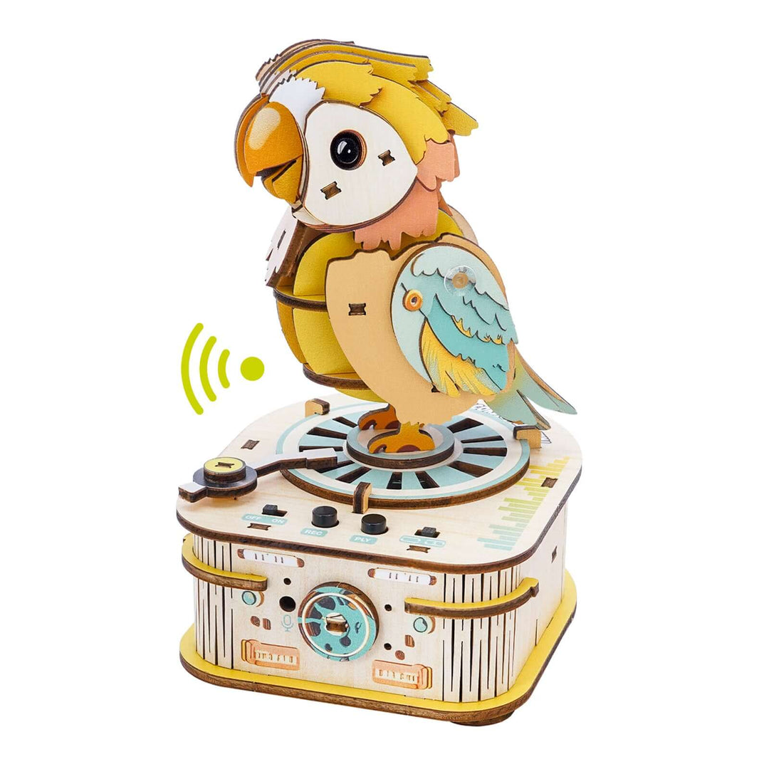 Cute Parrot - STEM Wooden DIY Recorder Kit for Kids