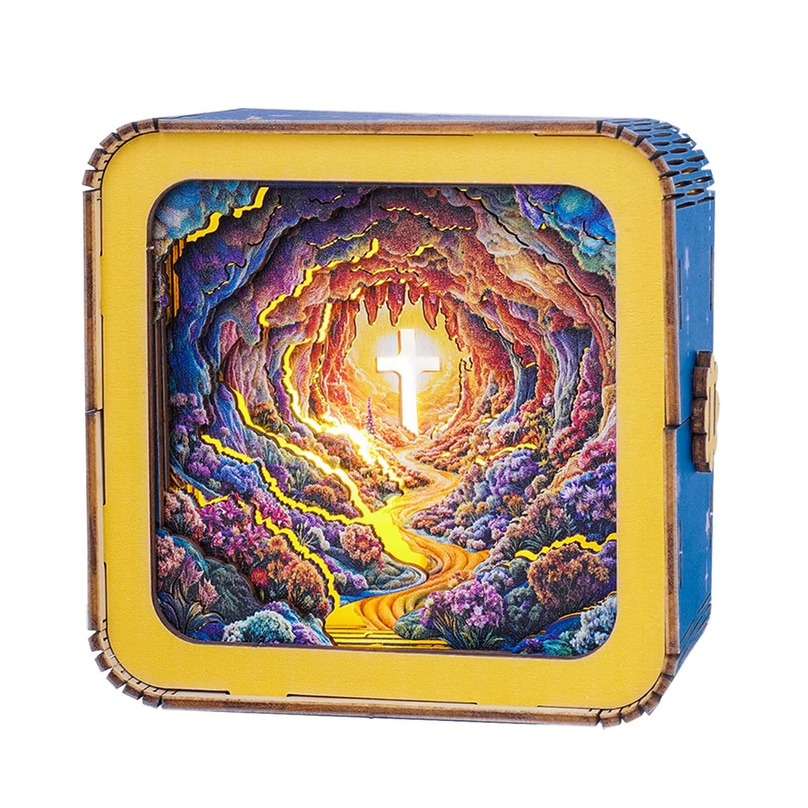 3D Wooden Puzzle Night Light, DIY kits for adults