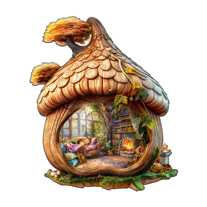 Squirrel's House Wooden Jigsaw Puzzle