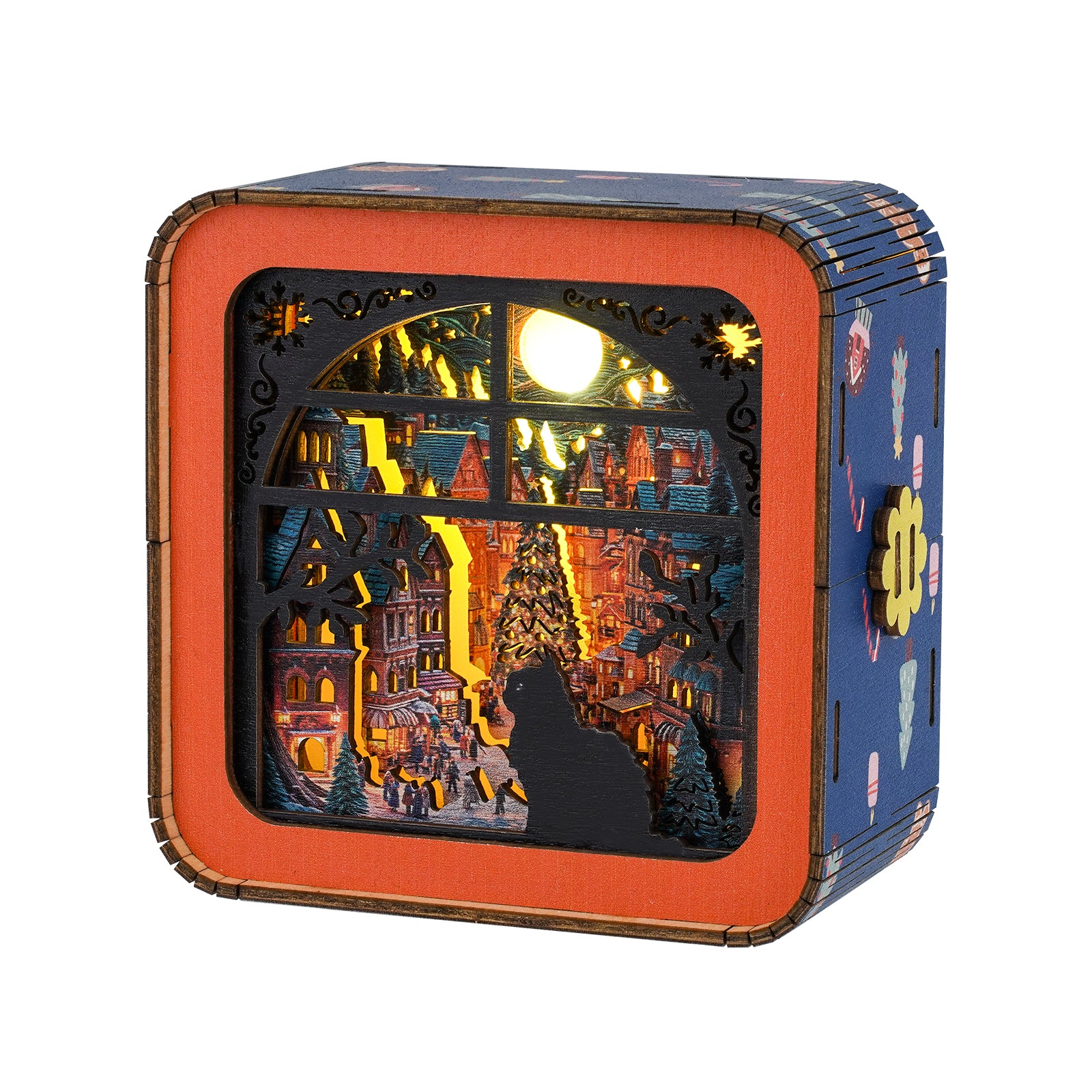 Christmas Eve - 3D Wooden Puzzle Night Light