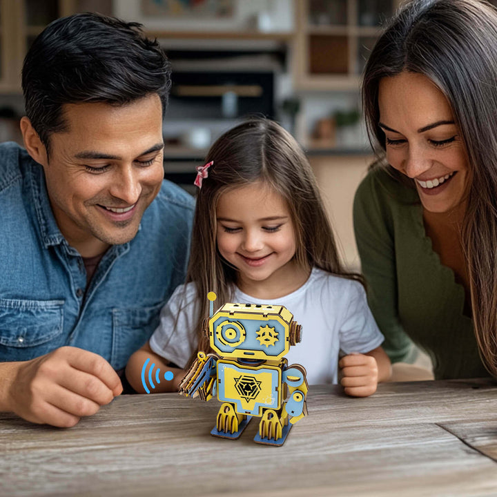 Sleeping Robot - STEM Wooden DIY Recorder Kit for Kids