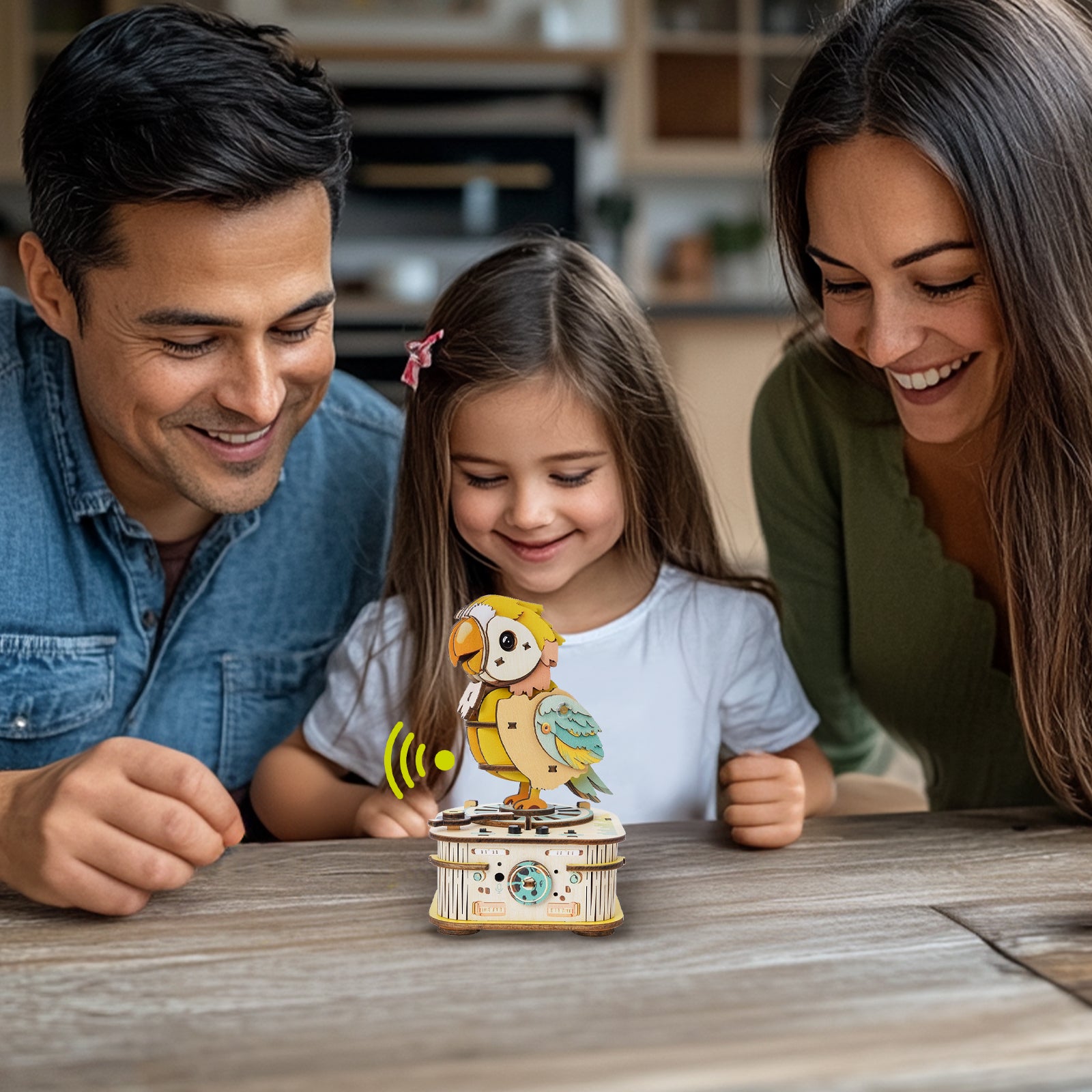 Cute Parrot - STEM Wooden DIY Recorder Kit for Kids