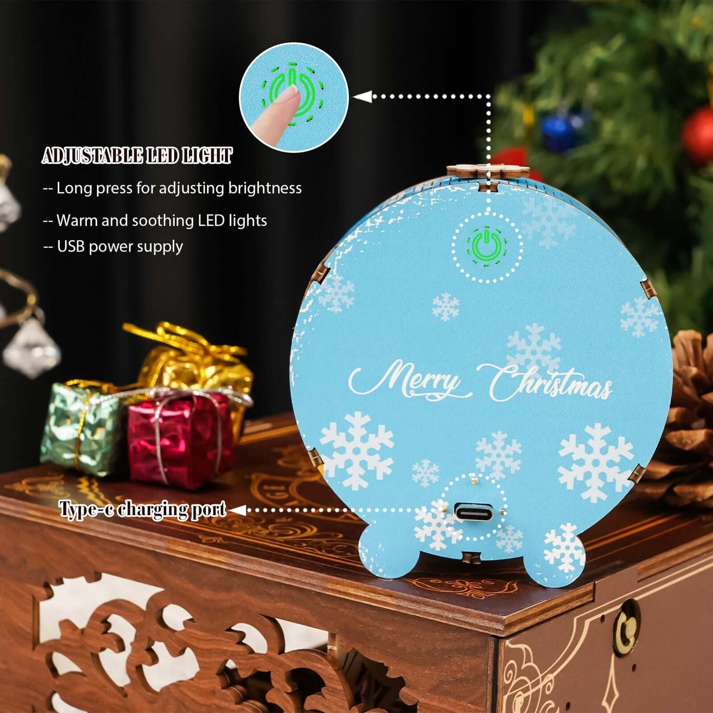 3D Wooden Puzzle Night Light, DIY kits for adults