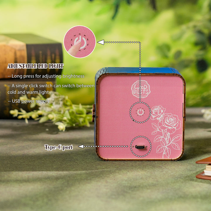 Blooming Story - 3D Wooden Puzzle Night Light Kit
