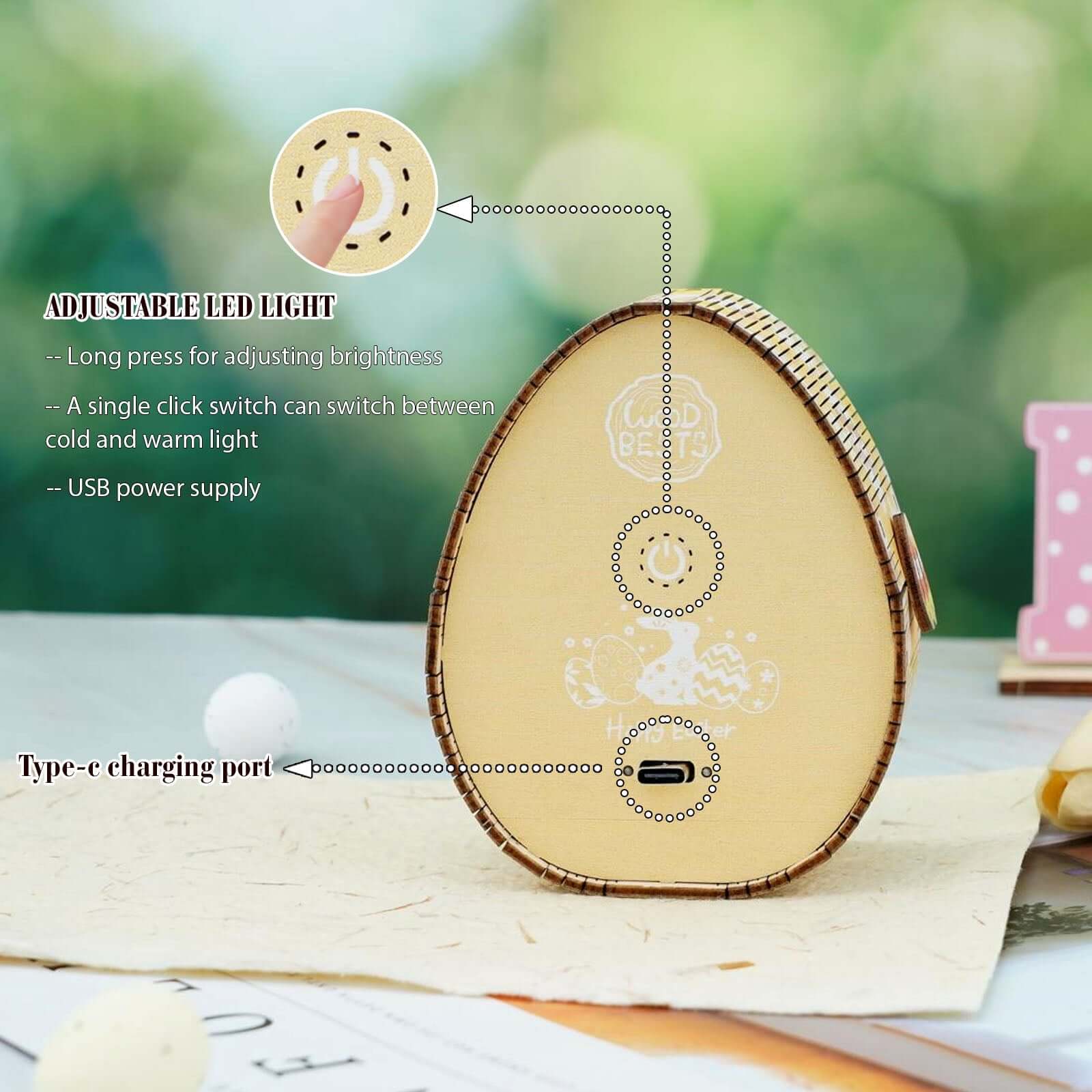 3D Wooden Puzzle Night Light, DIY kits for adults