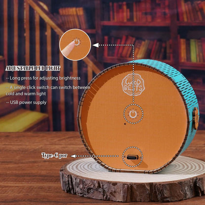 3D Wooden Puzzle Night Light, DIY kits for adults
