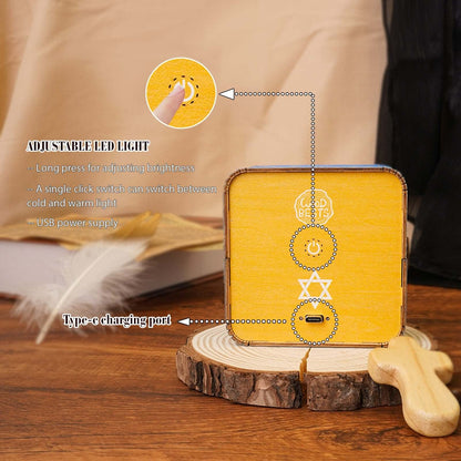 3D Wooden Puzzle Night Light, DIY kits for adults