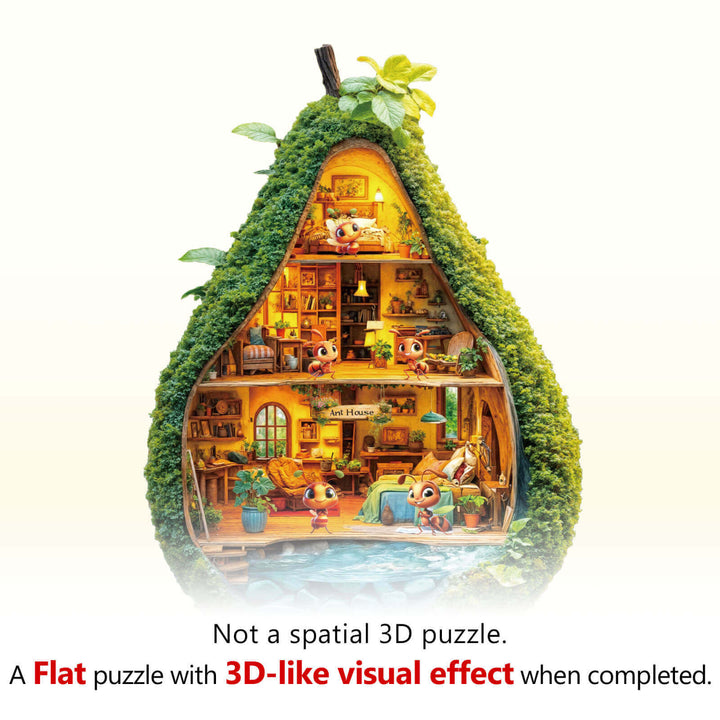 Ant House Wooden Jigsaw Puzzle