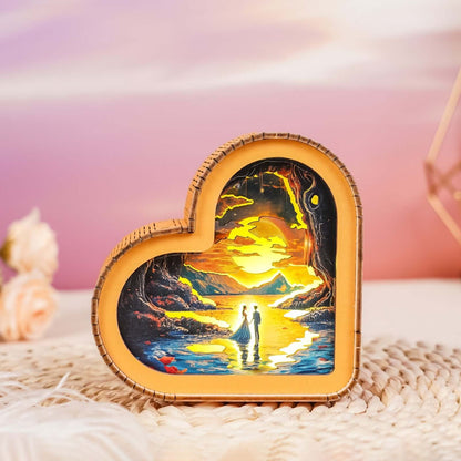 3D Wooden Puzzle Night Light, DIY kits for adults