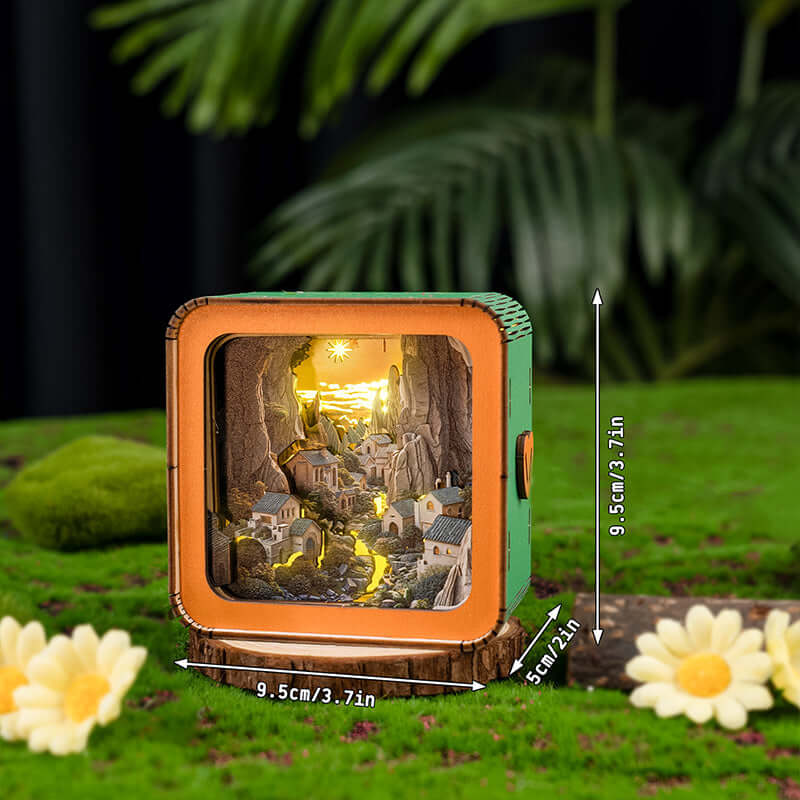 3D Wooden Puzzle Night Light, DIY kits for adults