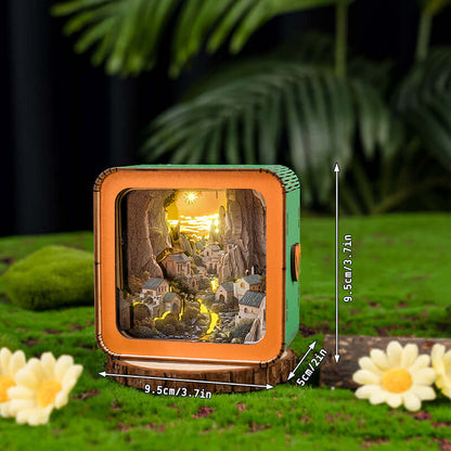 3D Wooden Puzzle Night Light, DIY kits for adults