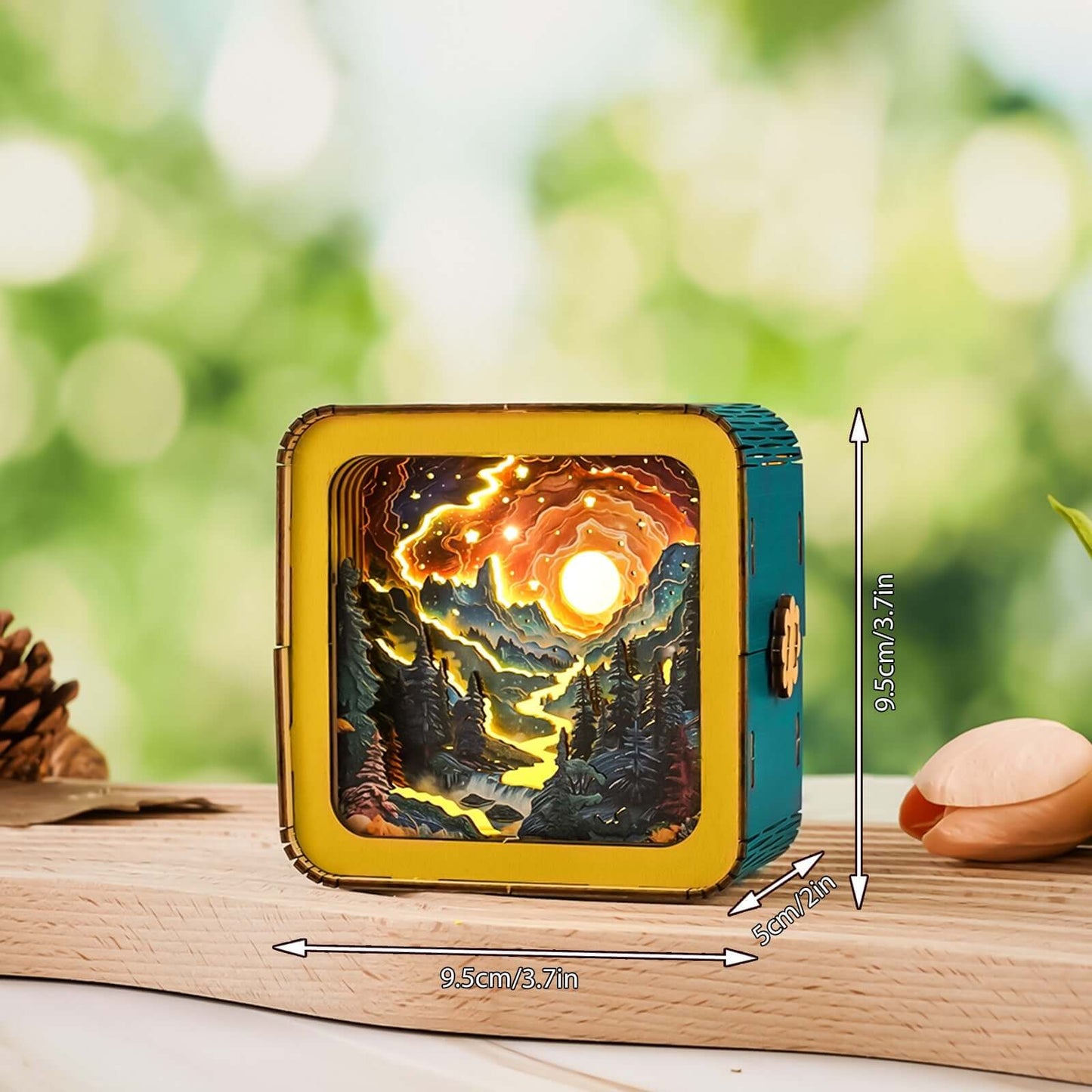 3D Wooden Puzzle Night Light, DIY kits for adults