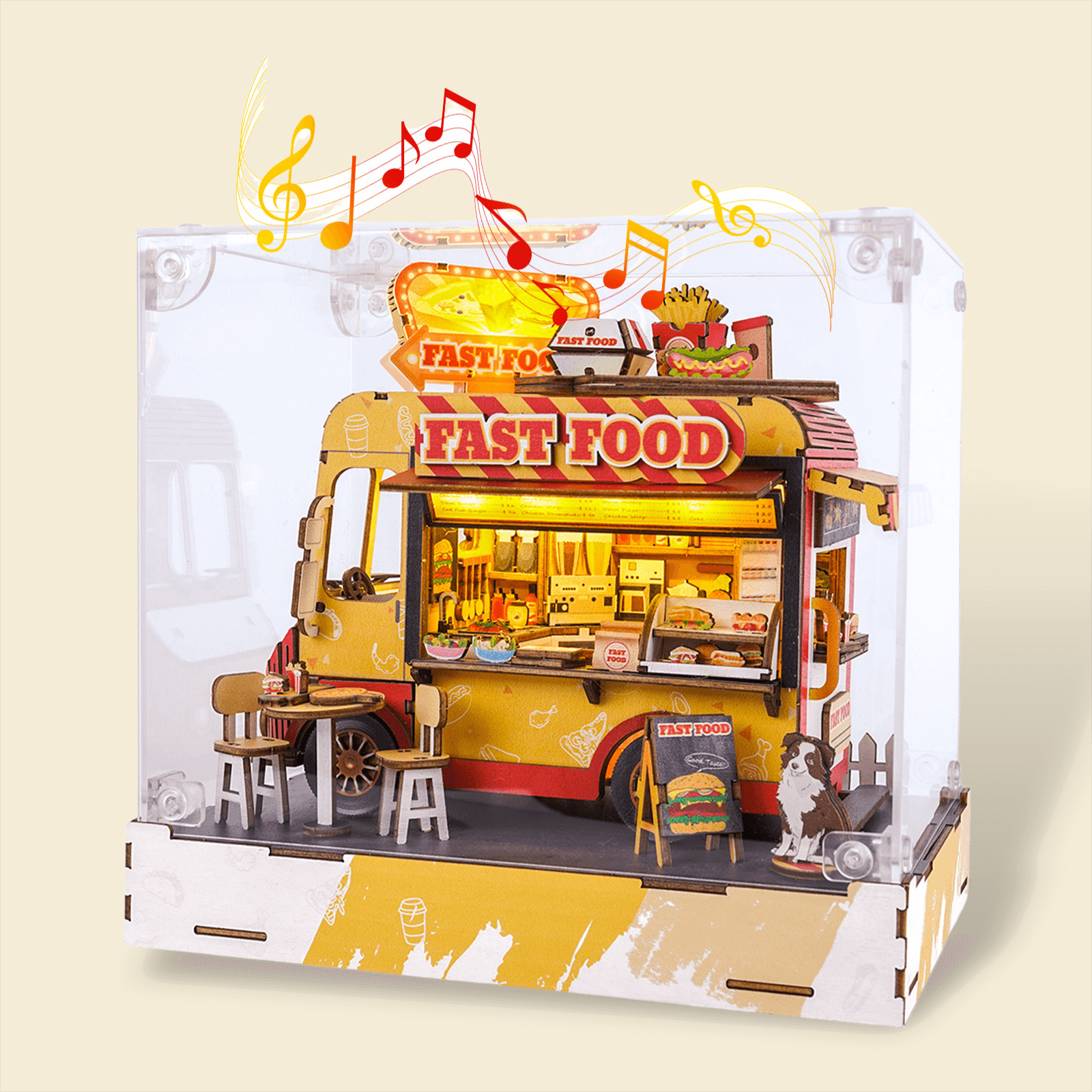 3D Wooden Puzzle Mnature Bates House Kt - DY Tny House Kt From...