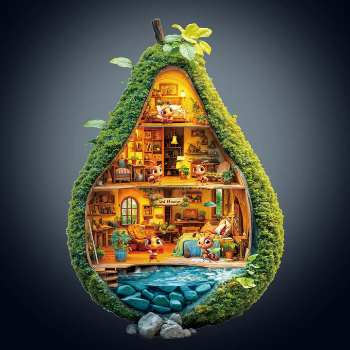 Ant House Wooden Jigsaw Puzzle