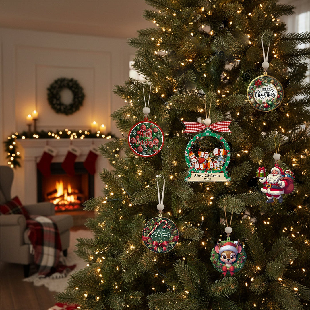 Christmas Snow Globe Ornament - Snow Man