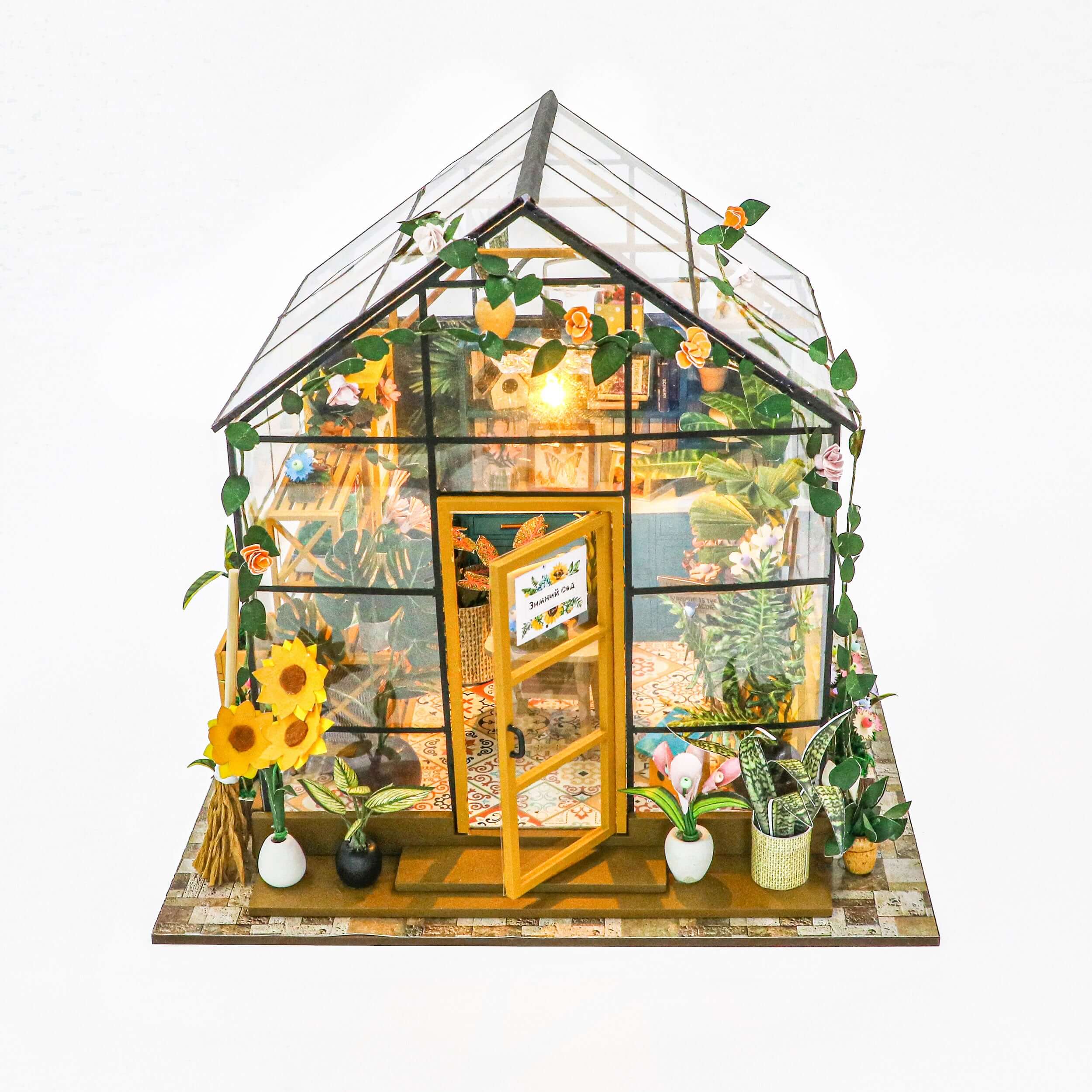DIY miniature house kit, dollhouse kit for adults
