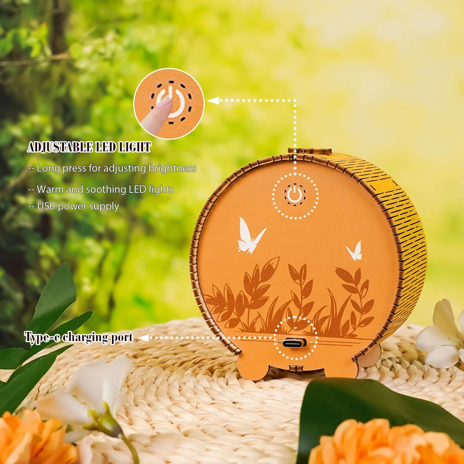 3D Wooden Puzzle Night Light, DIY kits for adults