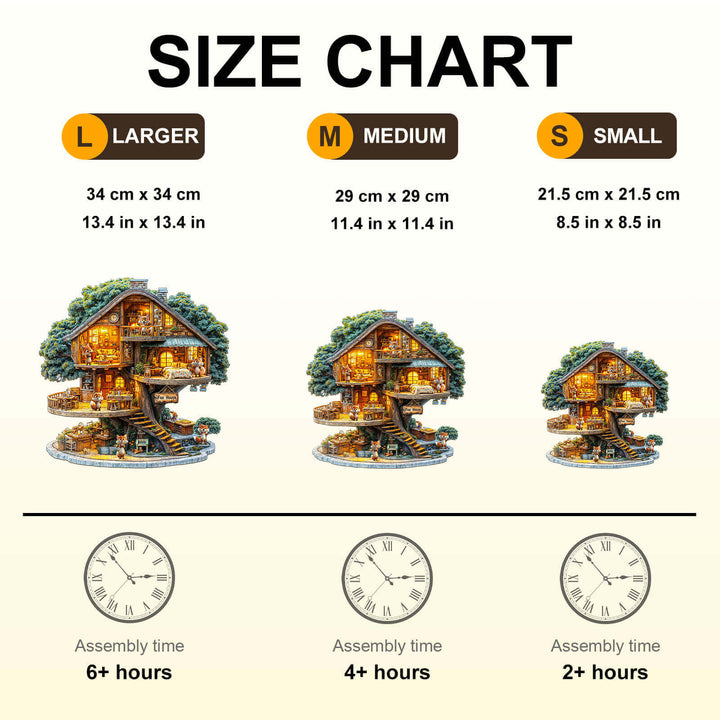Fox House Wooden Jigsaw Puzzle