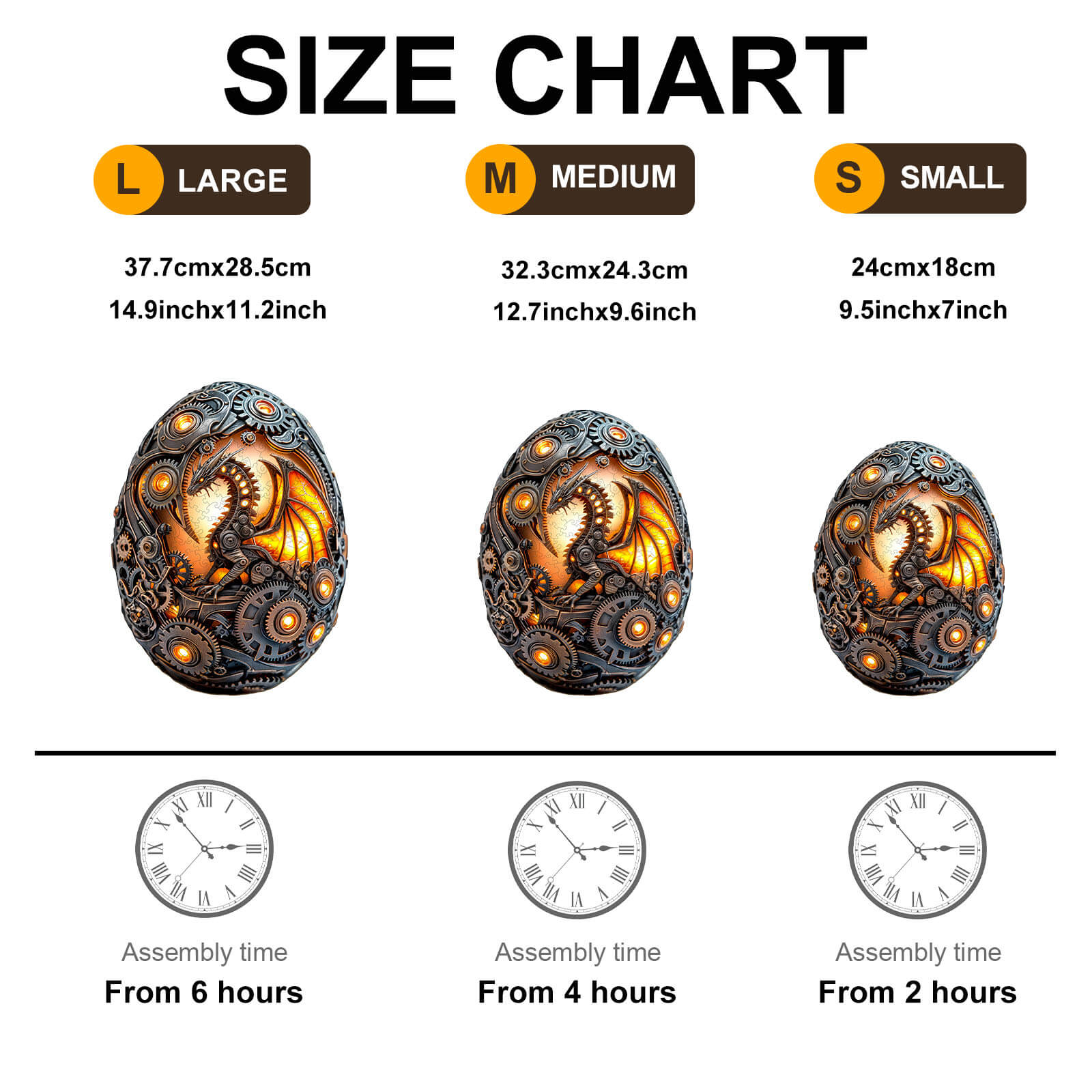 CUTYWOOD|Mechanical Dragon Egg Wooden Puzzle