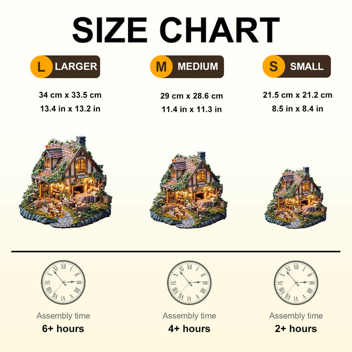 Bear's house Wooden Jigsaw Puzzle