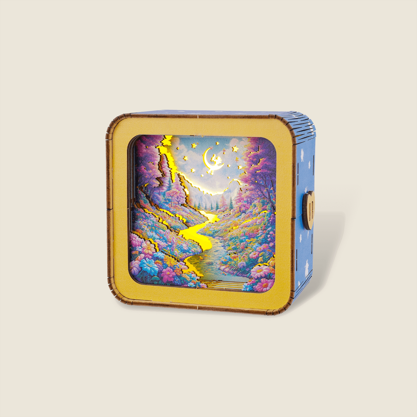 3D Wooden Puzzle Night Light, DIY kits for adults