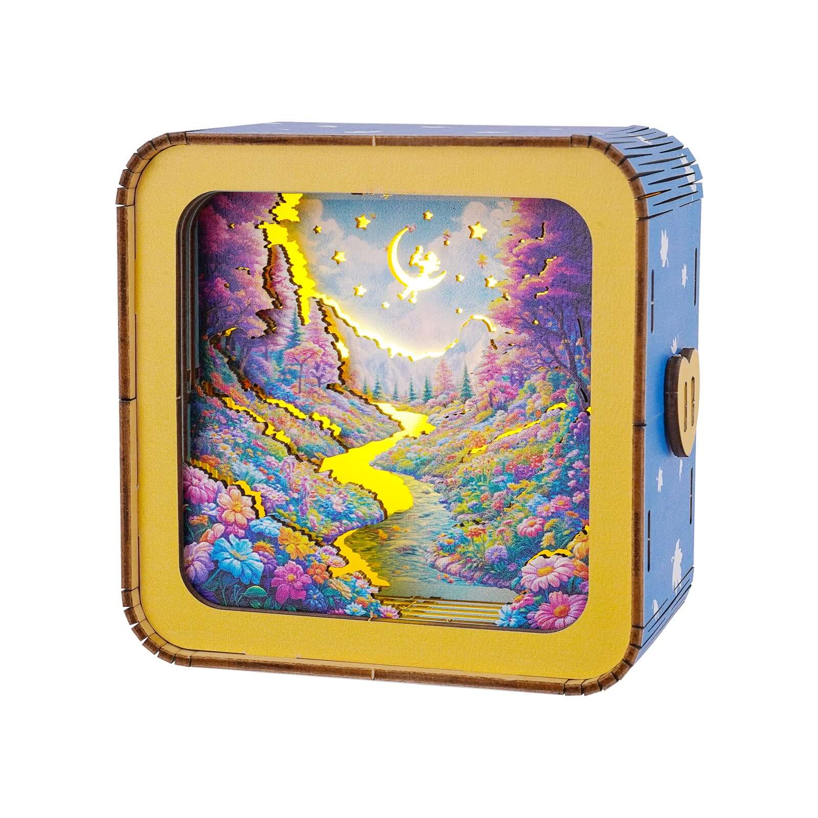 3D Wooden Puzzle Night Light, DIY kits for adults