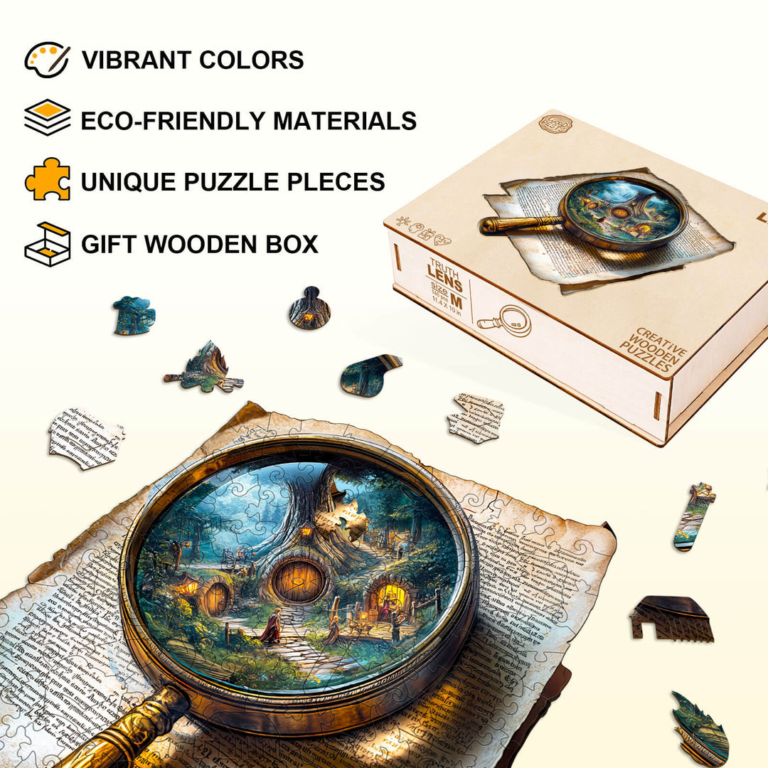Truth Lens Wooden Jigsaw Puzzle
