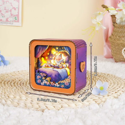 3D Wooden Puzzle Night Light, DIY kits for adults