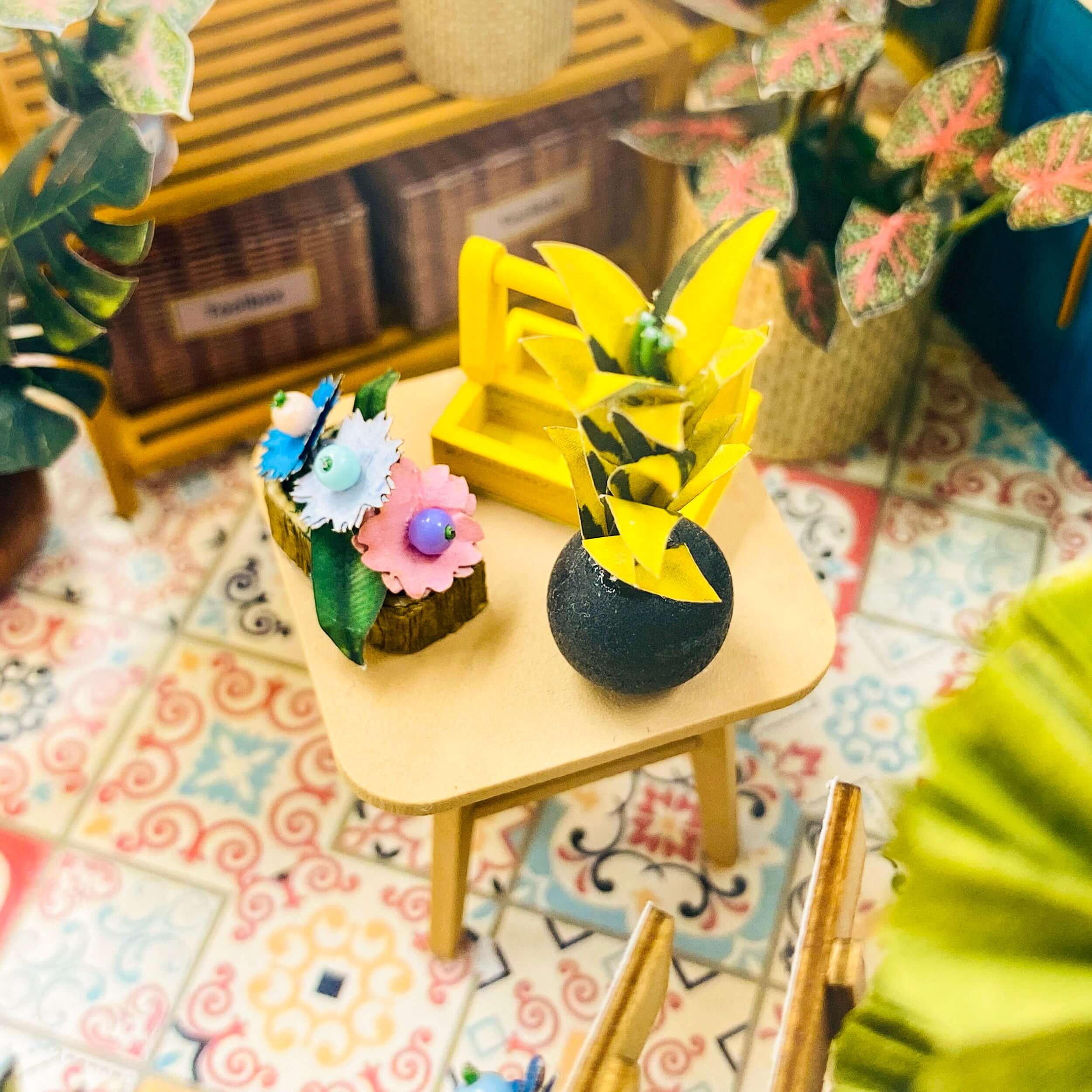 DIY miniature house kit, dollhouse kit for adults