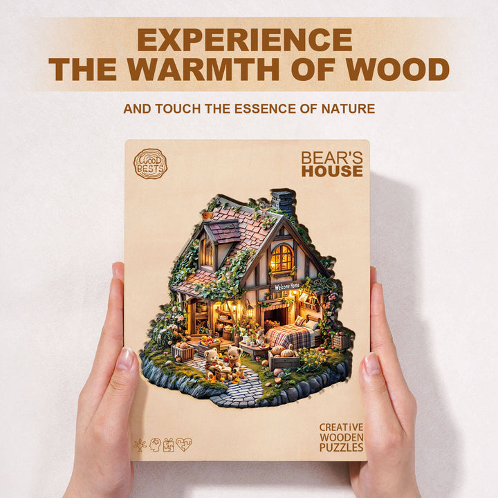 Bear's house Wooden Jigsaw Puzzle