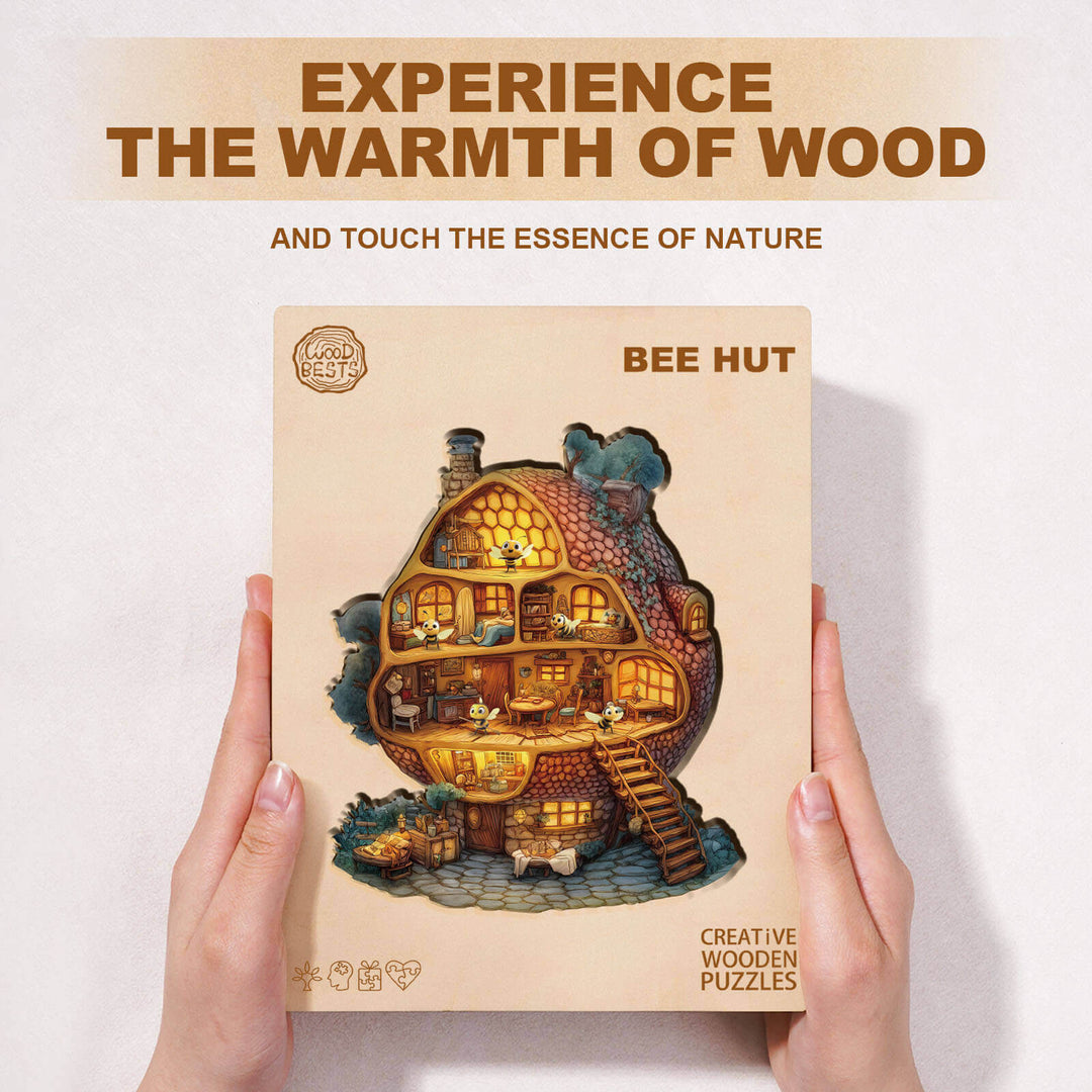 Bee Hut Wooden Jigsaw Puzzle