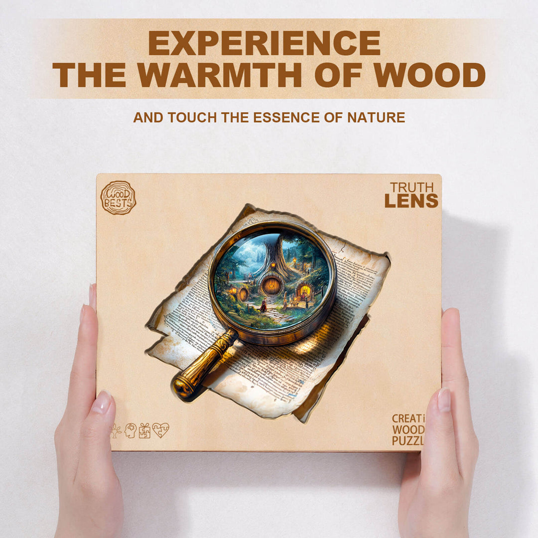 Truth Lens Wooden Jigsaw Puzzle