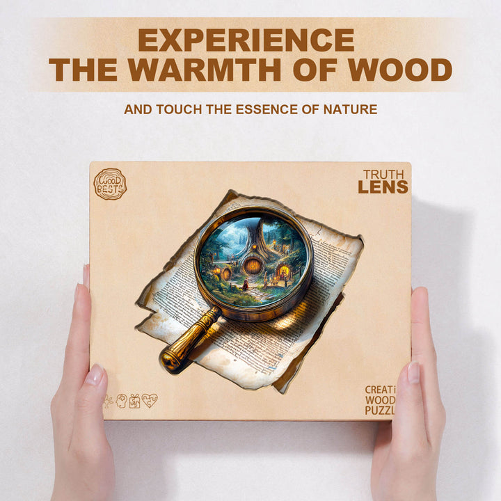 Truth Lens Wooden Jigsaw Puzzle
