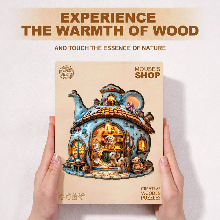 Mouse's Shop Wooden Jigsaw Puzzle
