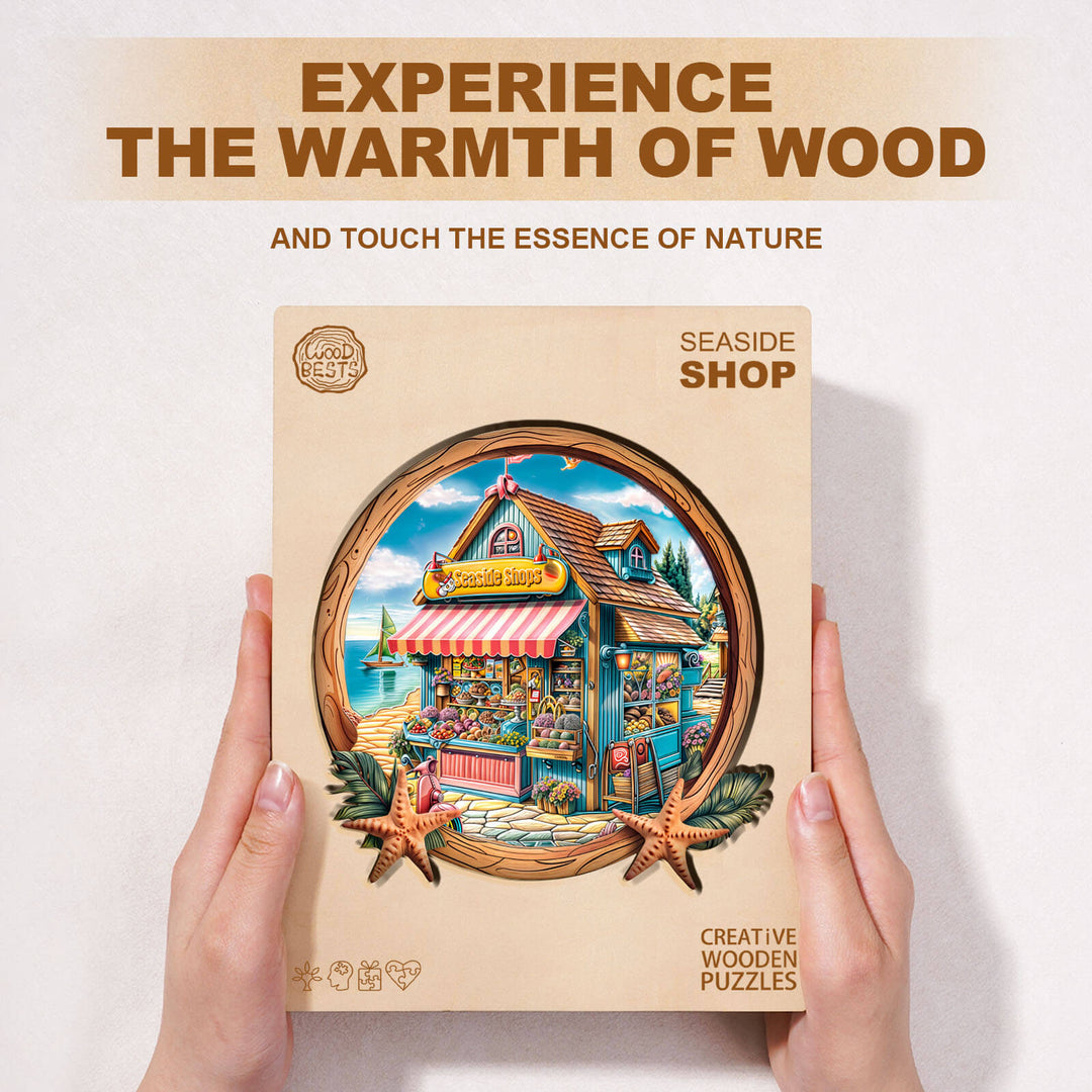 Seaside Shop Wooden Jigsaw Puzzle