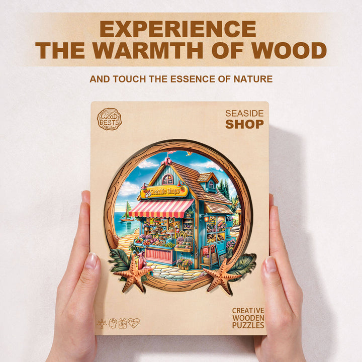 Seaside Shop Wooden Jigsaw Puzzle