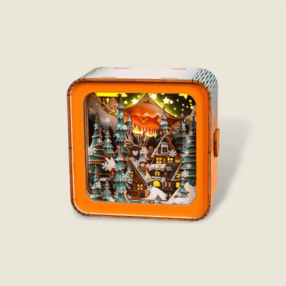 3D Wooden Puzzle Night Light, DIY kits for adults