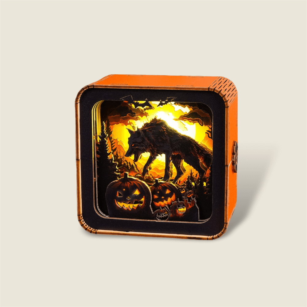 3D Wooden Puzzle Night Light, DIY kits for adults
