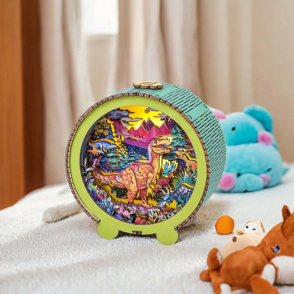 3D Wooden Puzzle Night Light, DIY kits for adults