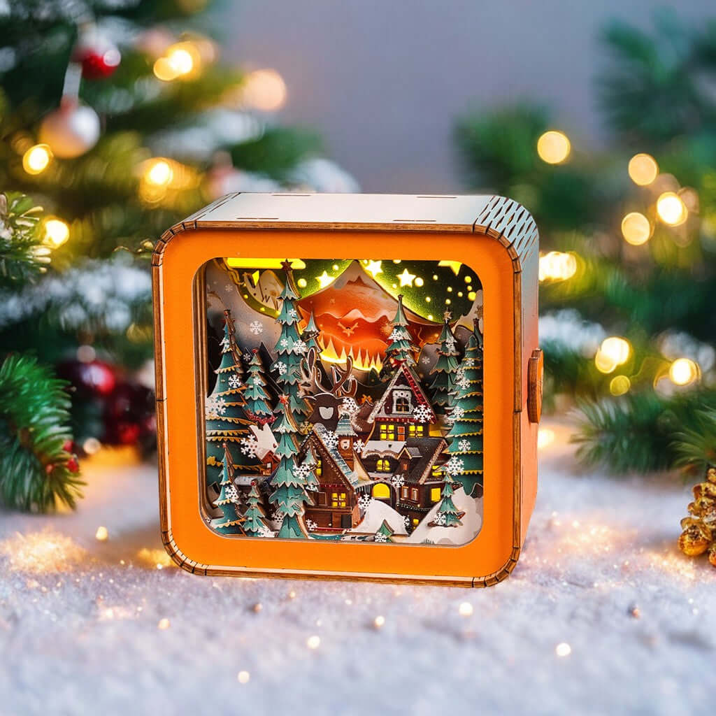 3D Wooden Puzzle Night Light, DIY kits for adults