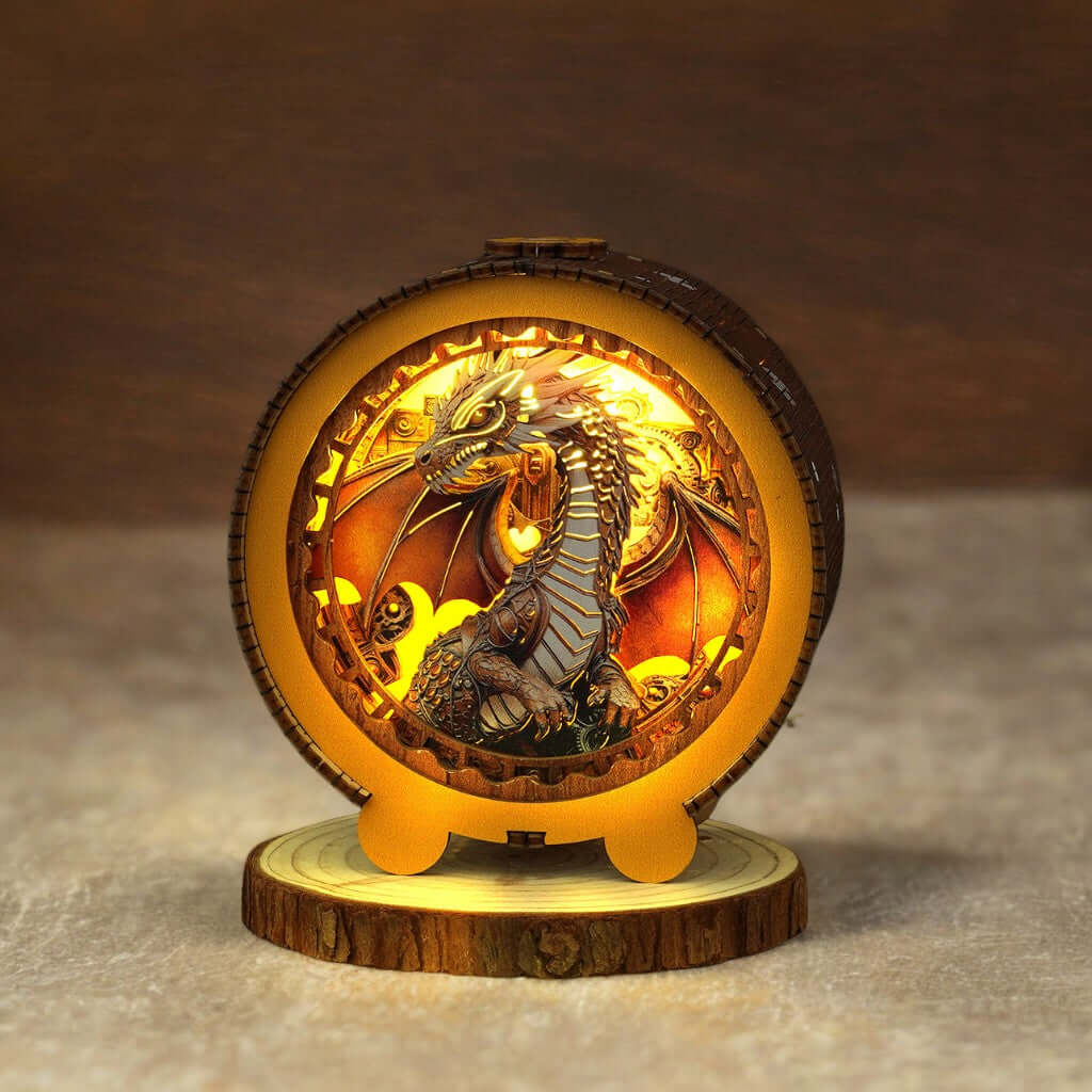 3D Wooden Puzzle Night Light, DIY kits for adults