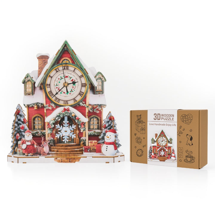 Wooden Puzzle Clock Kits - DIY 3D Clocks for Home Decor & Gifting ...