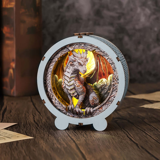 3D Wooden Puzzle Night Light, DIY kits for adults