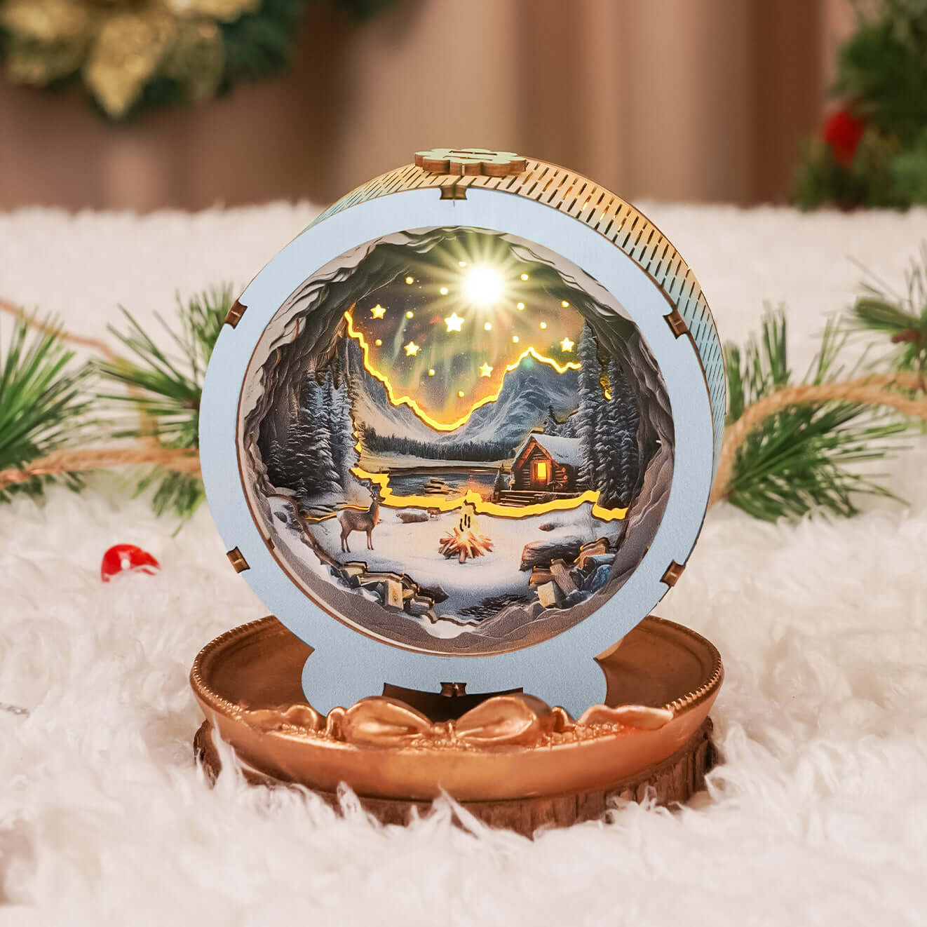 3D Wooden Puzzle Night Light, DIY kits for adults